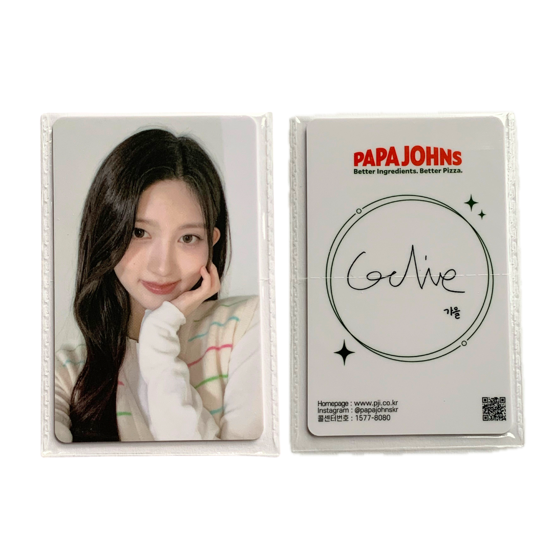 Gaeul Photocard [IVE X PAPAJOHNS KOREA]