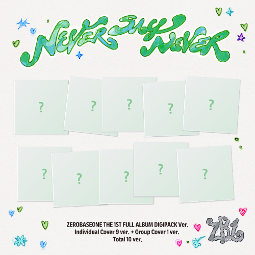 NEVER SAY NEVER [1st Full Album] [DIGIPACK Ver.] [Random]