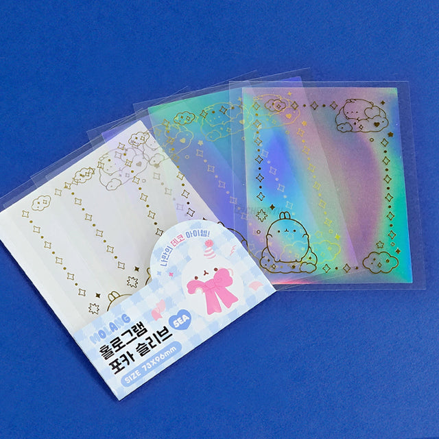 Molang Holographic Toploader Film