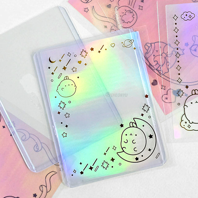 Molang Holographic Toploader Film