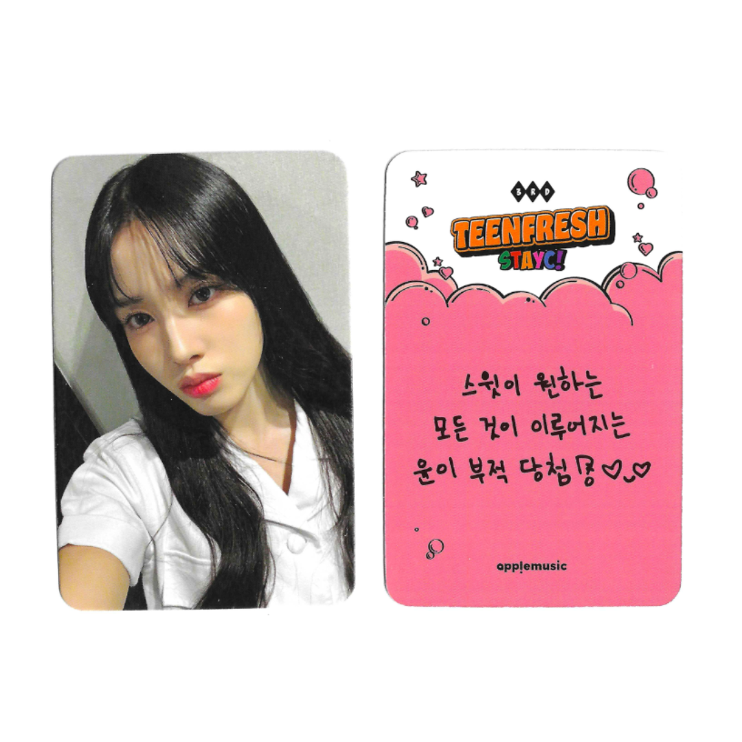 Yoon POB Photocard [TEENFRESH]