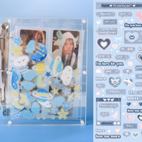 [PREORDER] Denim Sweetheart Acrylic Charm Set