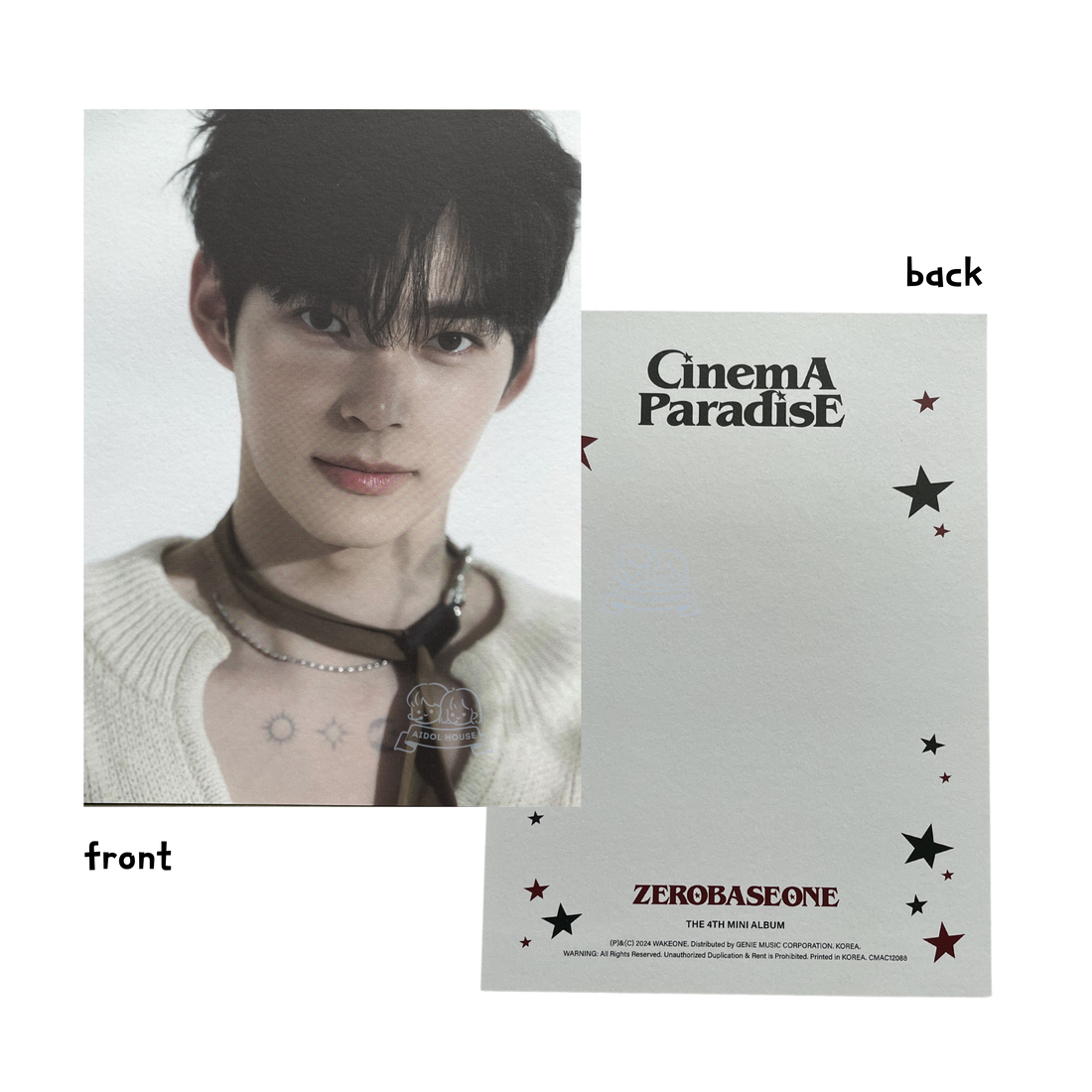Sung Han Bin Official Postcard [CINEMA PARADISE]