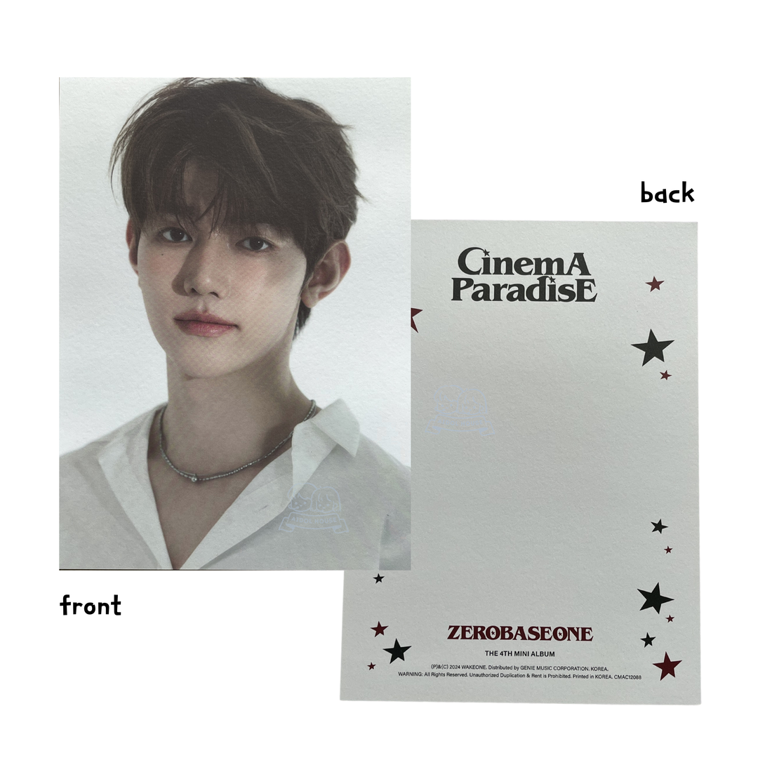 Zhang Hao Official Postcard [CINEMA PARADISE]