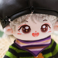 Plushie Accessories - Leather Beret + Scarf Set