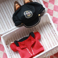 Plushie Accessories - Doberman Hat + Coat Set