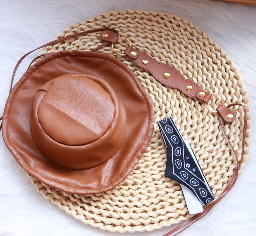 Plushie Accessories - Cowboy Hat + Bandana Set