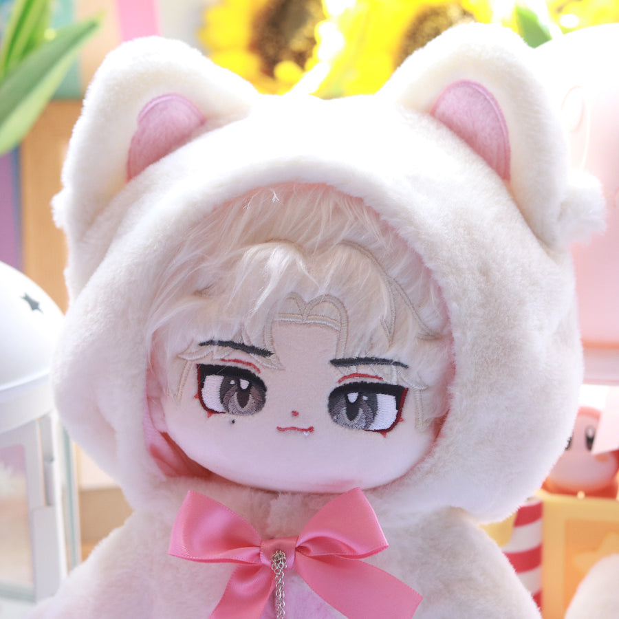 Plushey Plushie Clothing - Strawberry Cat Onesie – Aidol House