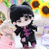 Plushie Clothing - Purple Black Cat Set