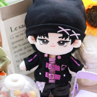 Plushie Clothing - Purple Black Cat Set