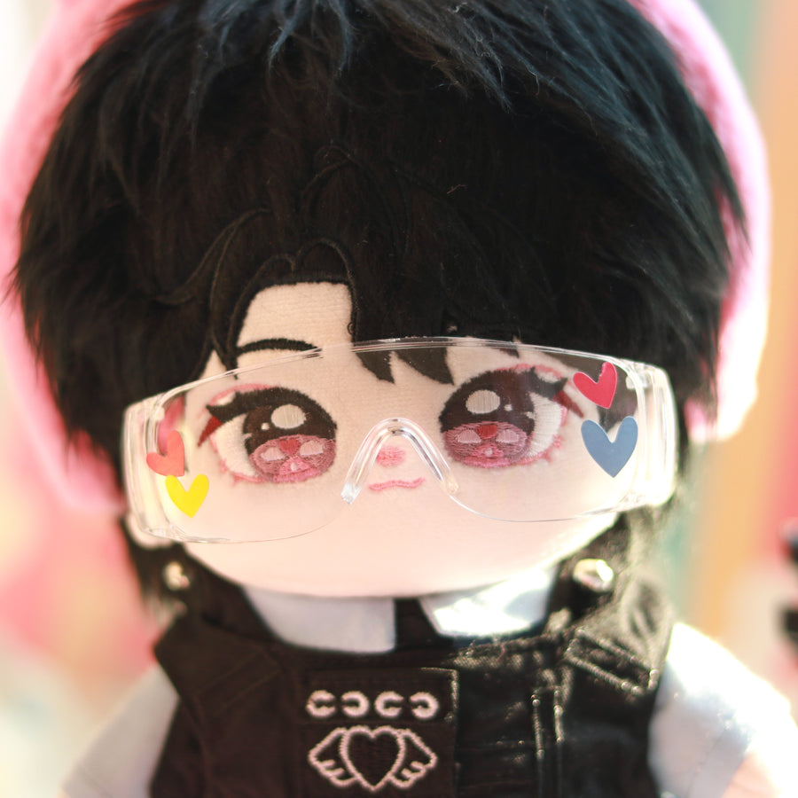 Plushie Accessories - Bunny Ear Headband + Vest + Glasses Set