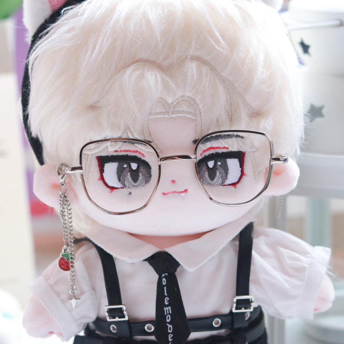 Plushie Accessories - Cat Ear Headband + Glasses Set