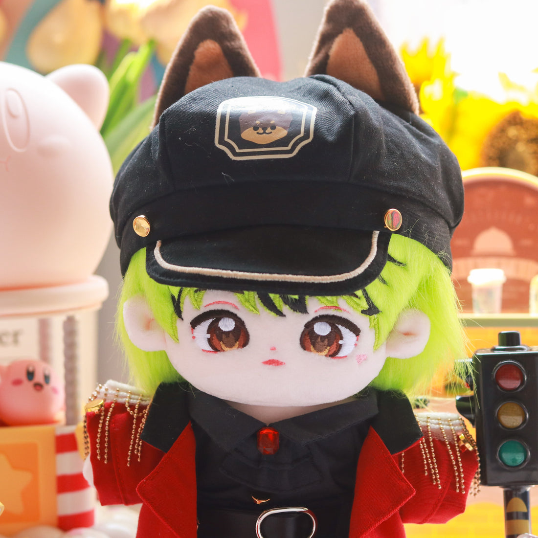 Plushie Accessories - Doberman Hat + Coat Set