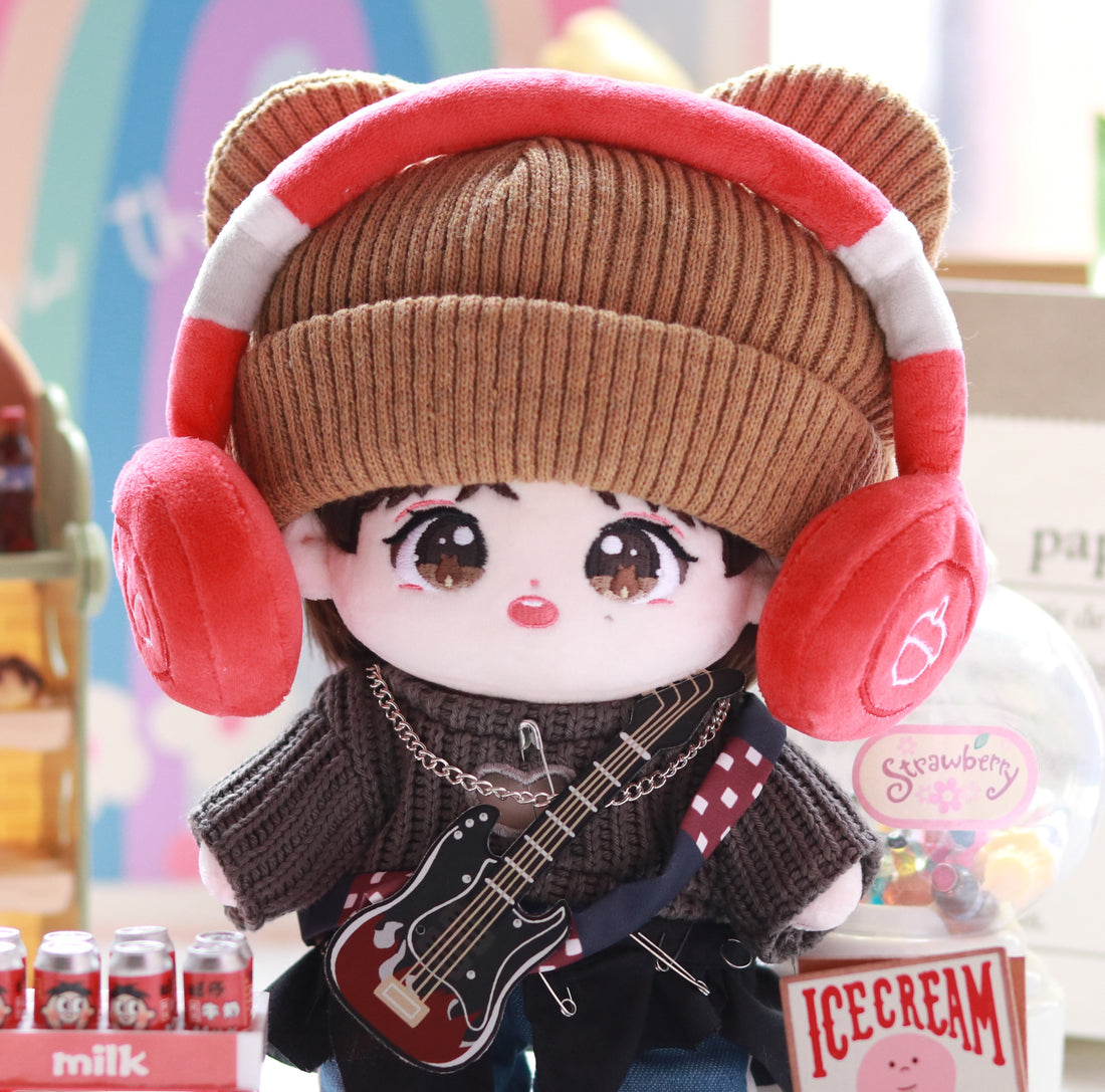 Plushie Accessories - Quokka Hat + Headphones + Guitar Set