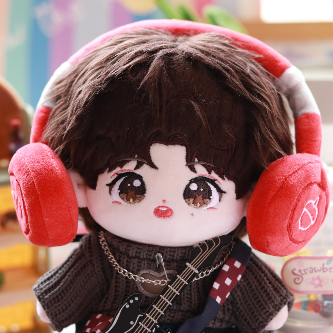 Plushie Accessories - Quokka Hat + Headphones + Guitar Set