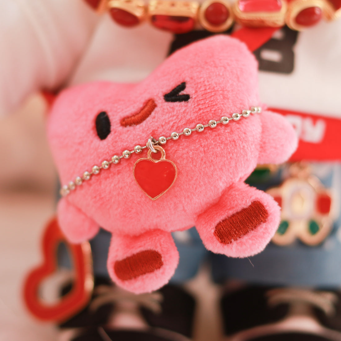 Plushie Accessories - Heart Plushie + Glasses Set