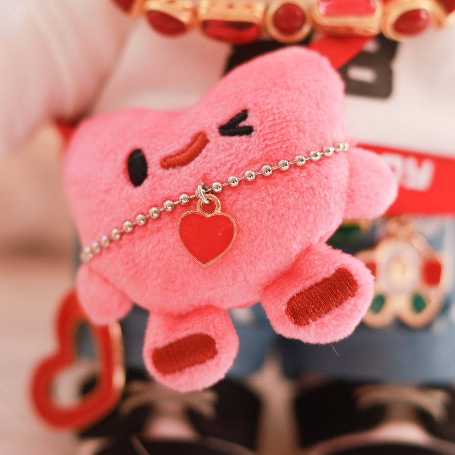 Plushie Accessories - Heart Plushie + Glasses Set