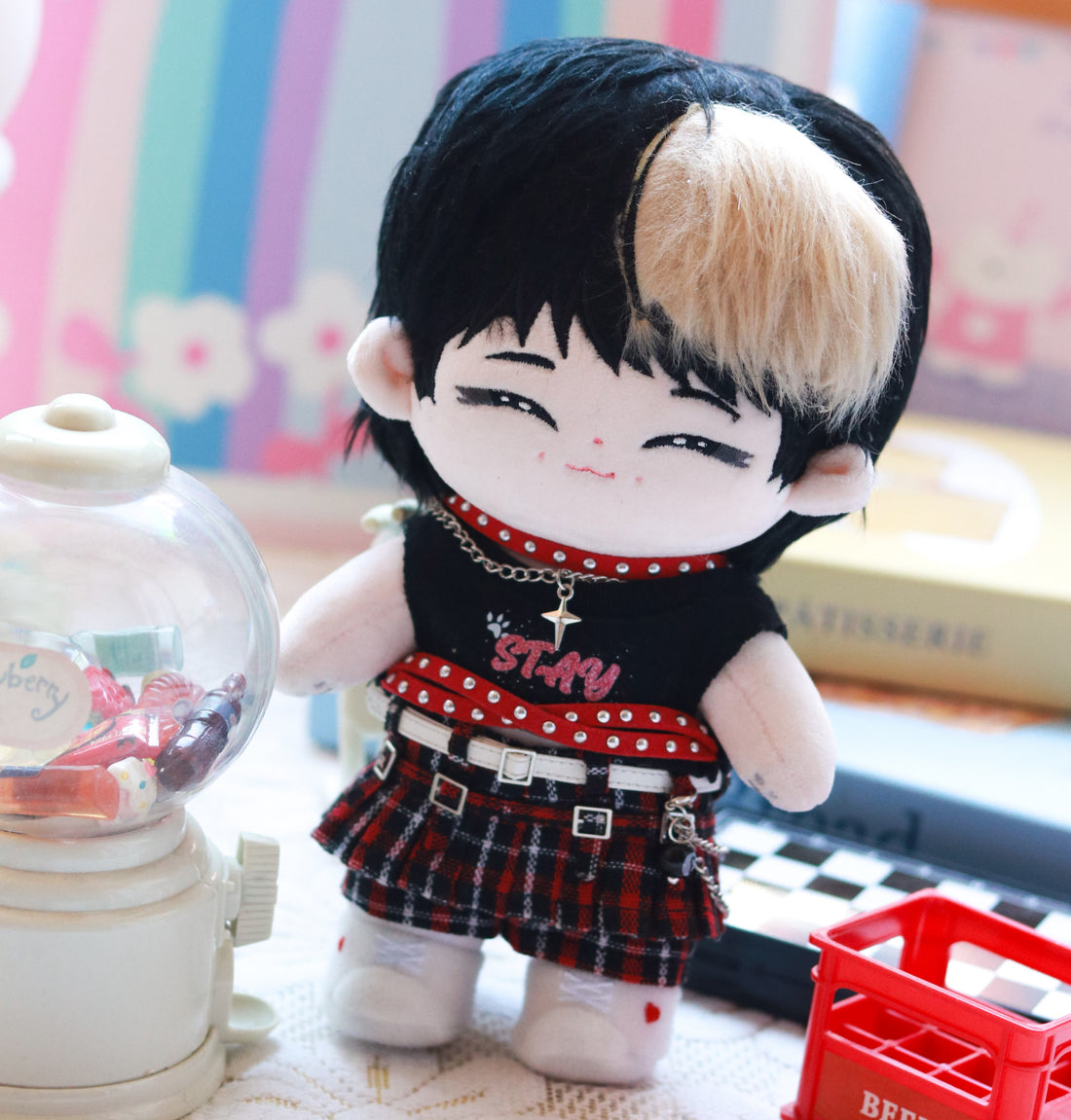 Plushie Clothing - Red Stay 8 Set