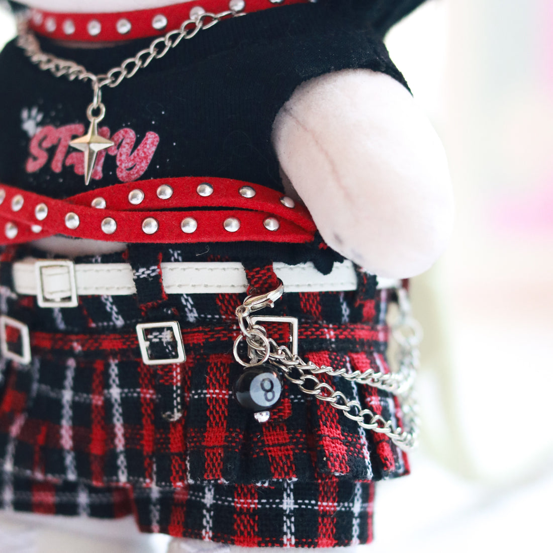 Plushie Clothing - Red Stay 8 Set