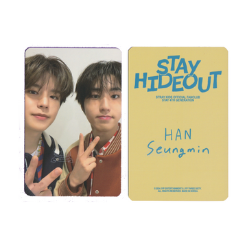 Stray Kids Fanclub Photocard [Stay Hideout]