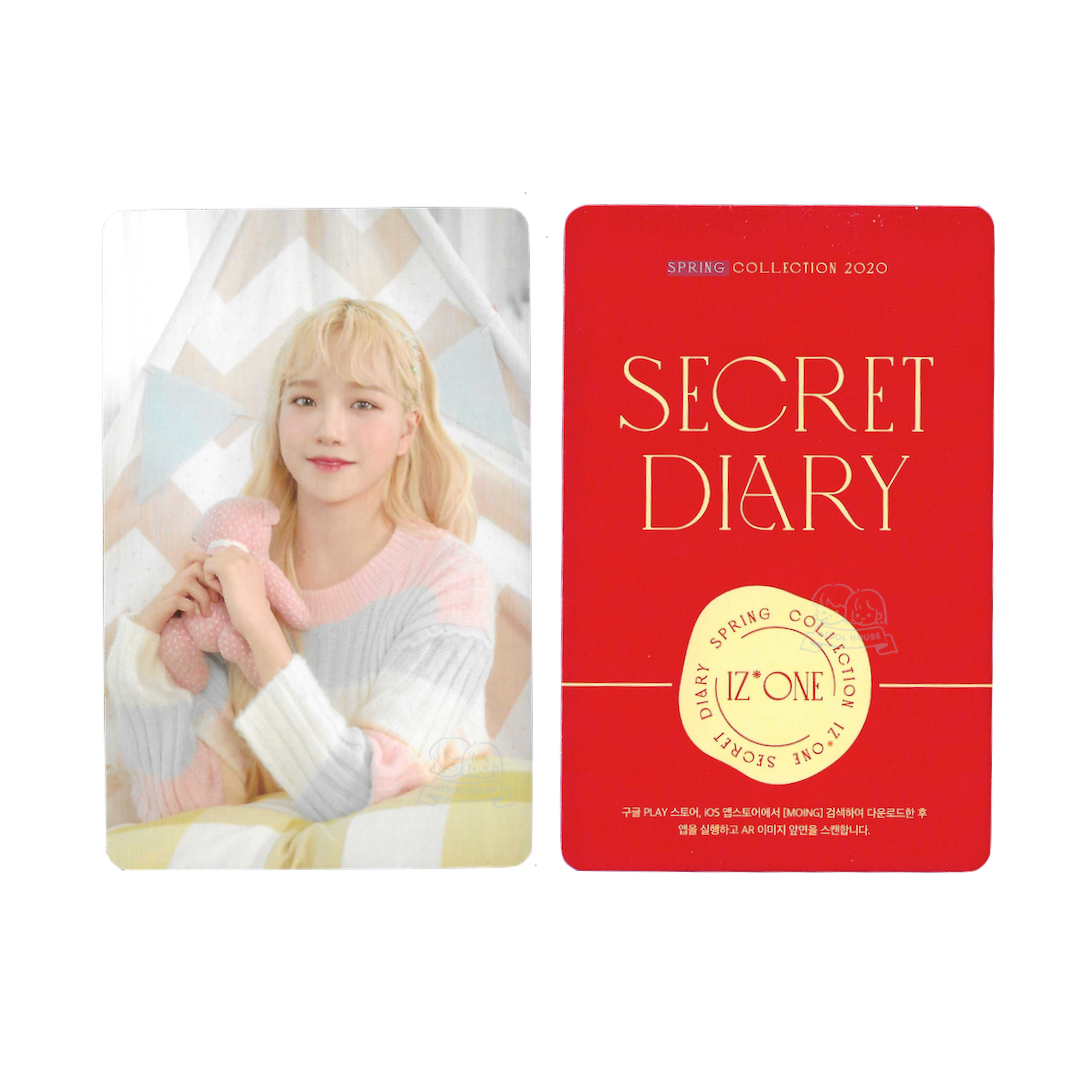 Jo Yuri Official Photocard [SECRET DIARY]