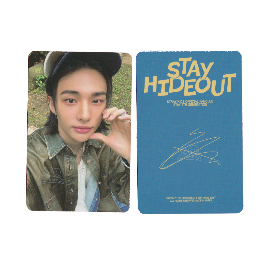 Hyunjin Fanclub Photocard [Stay Hideout]