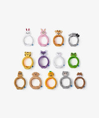 A MINITEEN light stick cover featuring character designs from SEVENTEEN’s official merchandise collection.