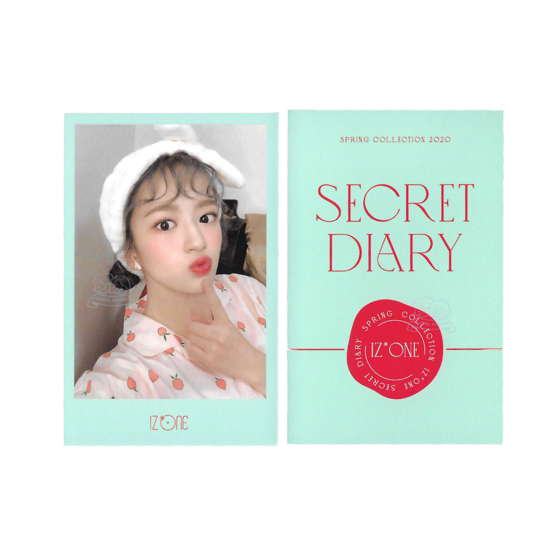 An Yujin Official Photocard [SECRET DIARY]