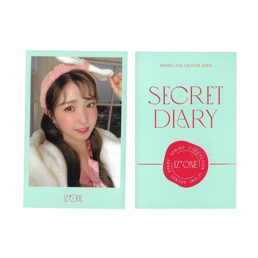 Honda Hitomi Official Photocard [SECRET DIARY]