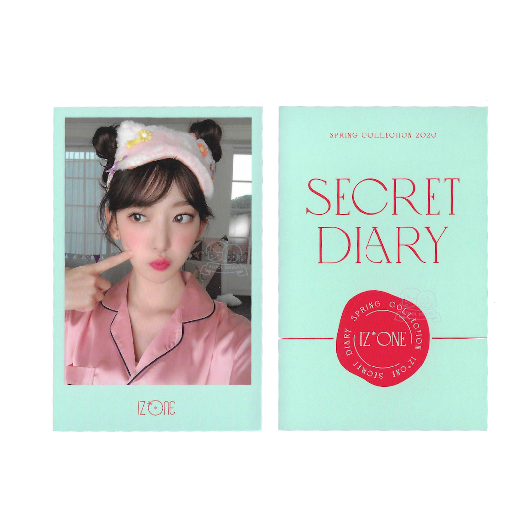 Miyawaki Sakura Official Photocard [SECRET DIARY]
