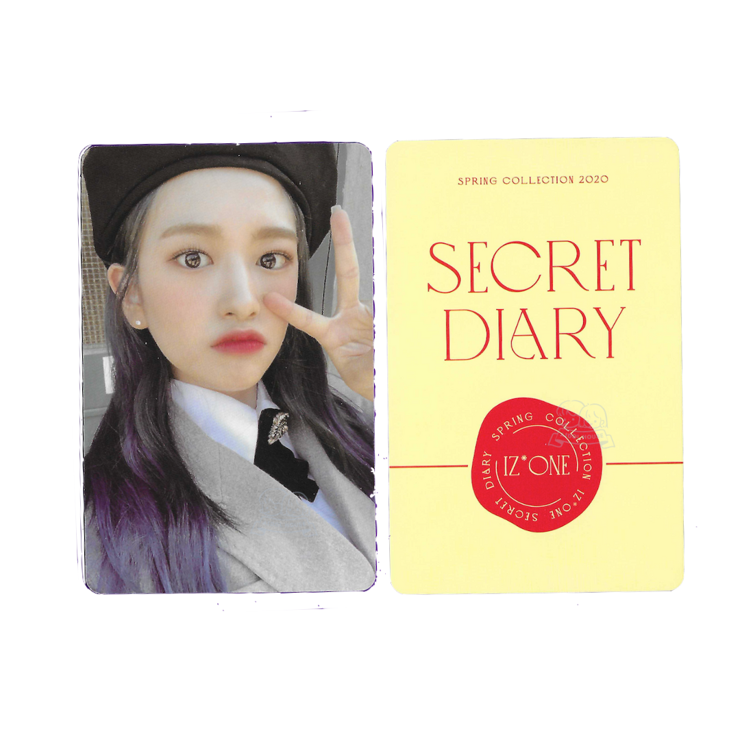 An Yujin Official Photocard [SECRET DIARY]