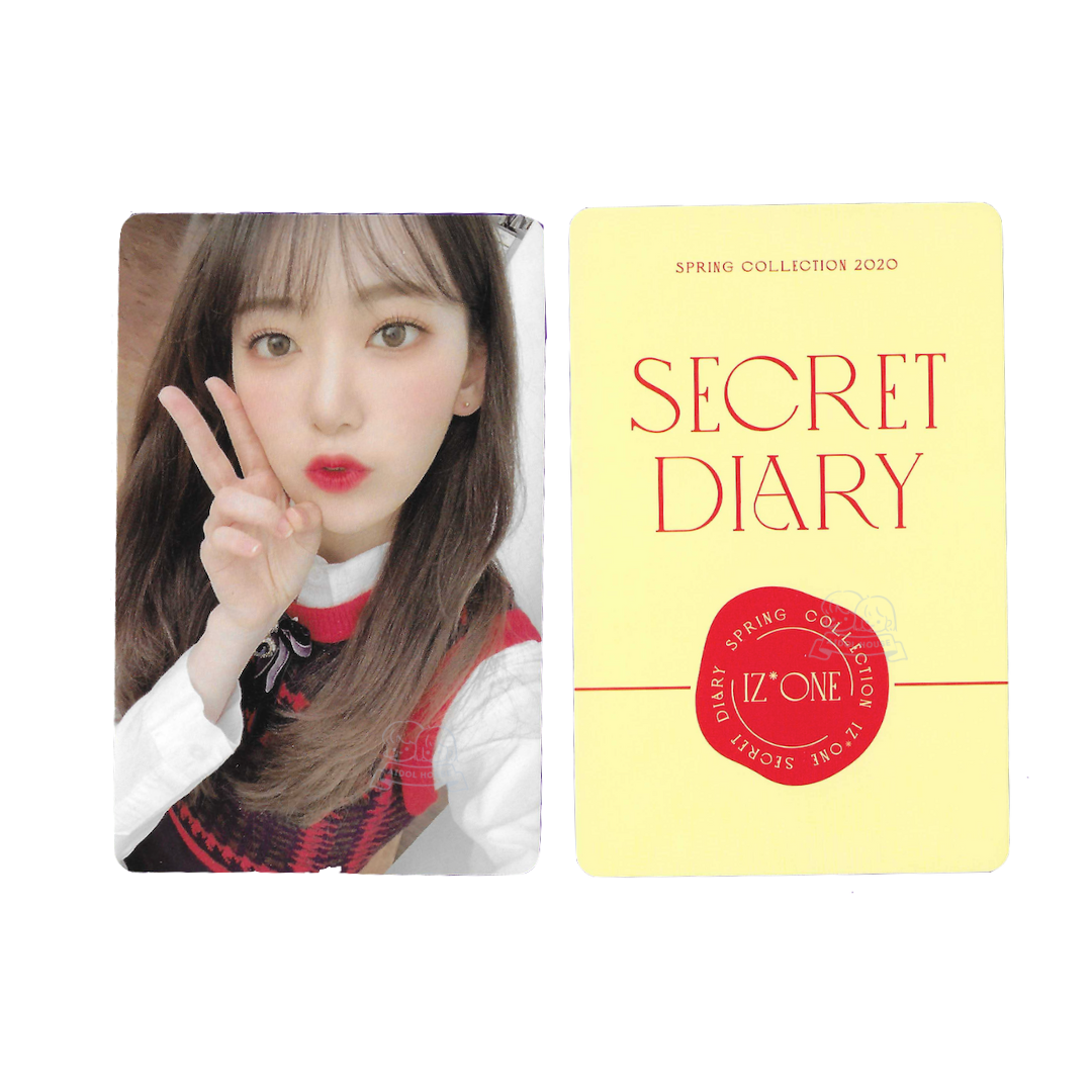 Miyawaki Sakura Official Photocard [SECRET DIARY]
