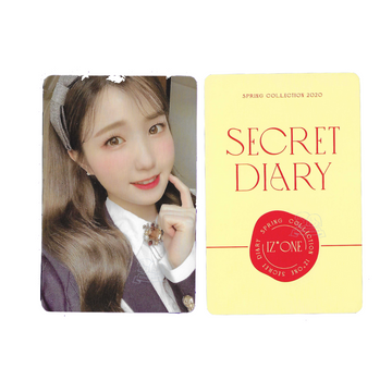 Honda Hitomi Official Photocard [SECRET DIARY]