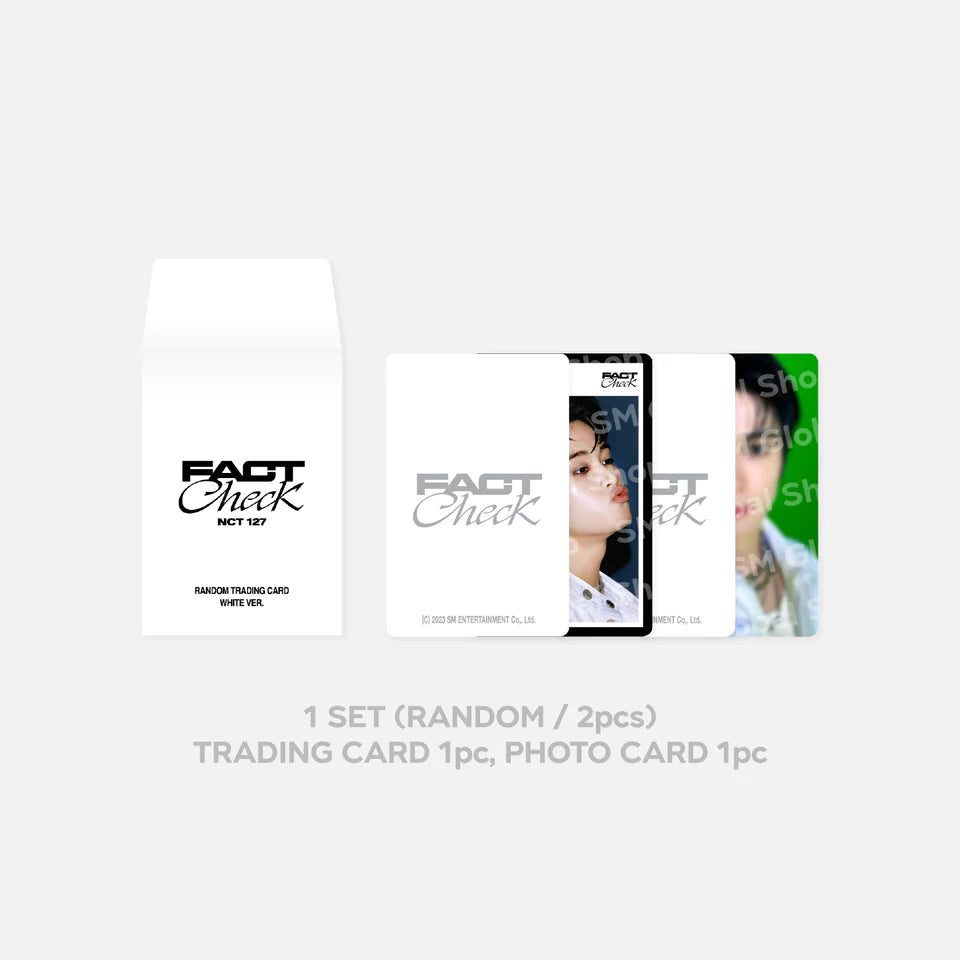 NCT 127 POP-UP [FACT CHECK] RANDOM TRADING CARD SET