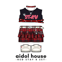 Plushie Clothing - Red Stay 8 Set