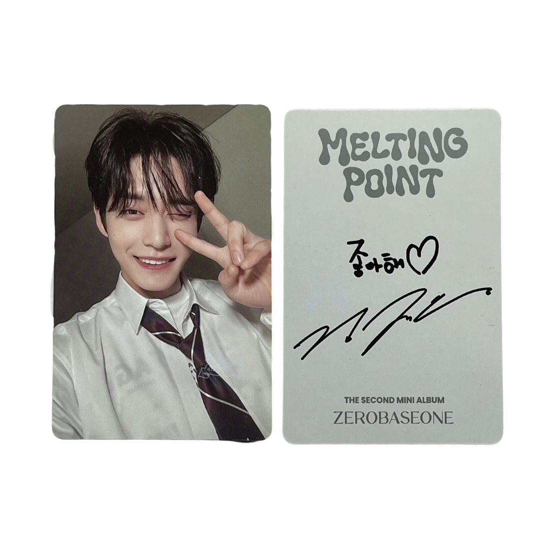 Kim Ji Woong Photocard [MELTING POINT]