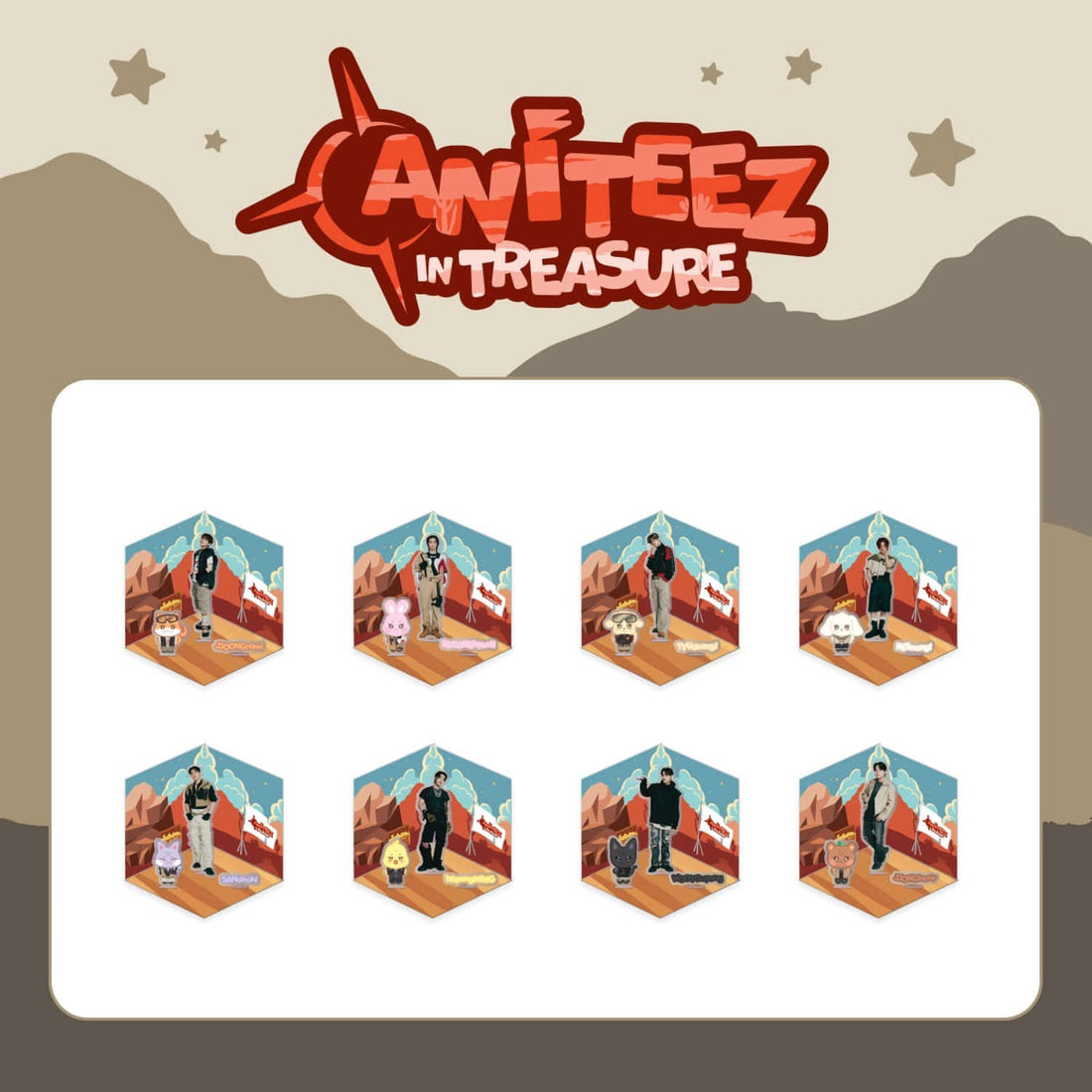 ANITEEZ IN TREASURE OFFICIAL MD [ACRYLIC TREASURE STAND]