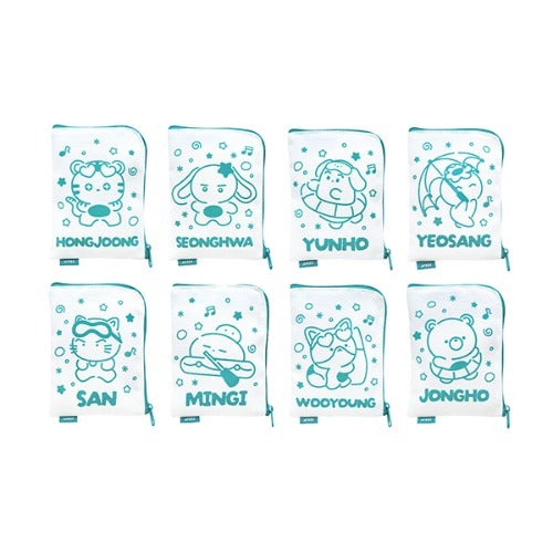 ATEEZ 8TH ANNIVERSARY : BLUE DRIFT OFFICIAL MD [MINI POUCH] [Random]