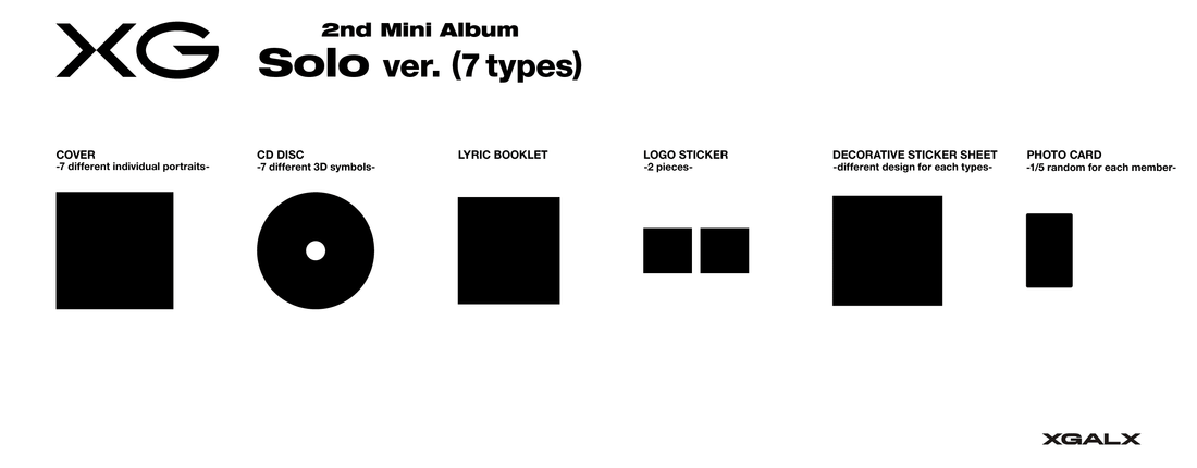 XG [2nd Mini] [SOLO Ver.] [Random]