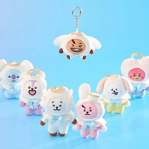 BT21 minini Angel & Villain Plush Keyring [ANGEL]