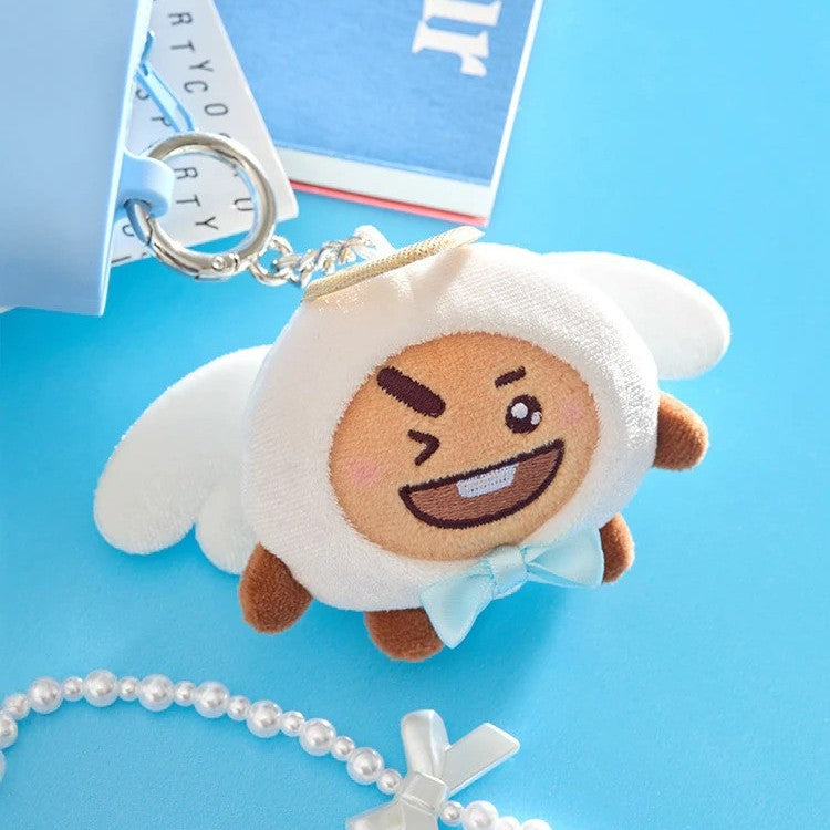 BT21 minini Angel & Villain Plush Keyring [ANGEL]