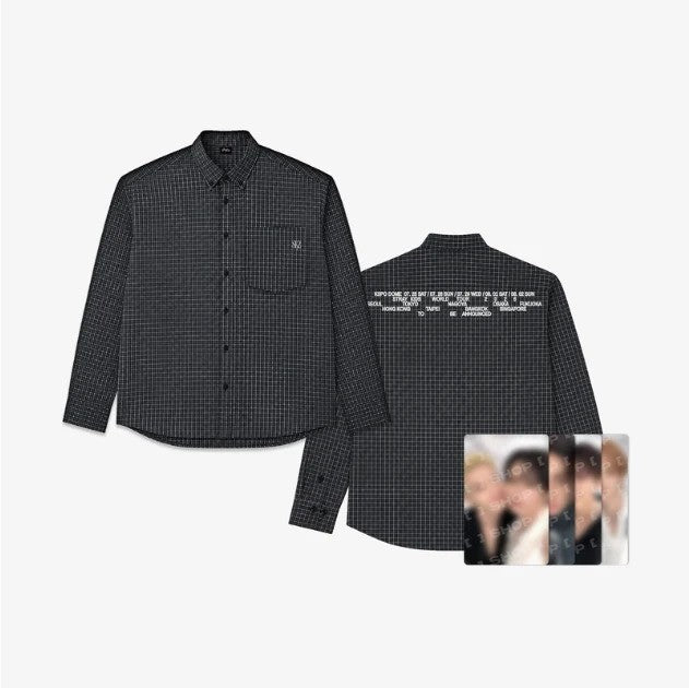 RUN IT WORLD TOUR IN SEOUL OFFICIAL MD [CHECK SHIRT]