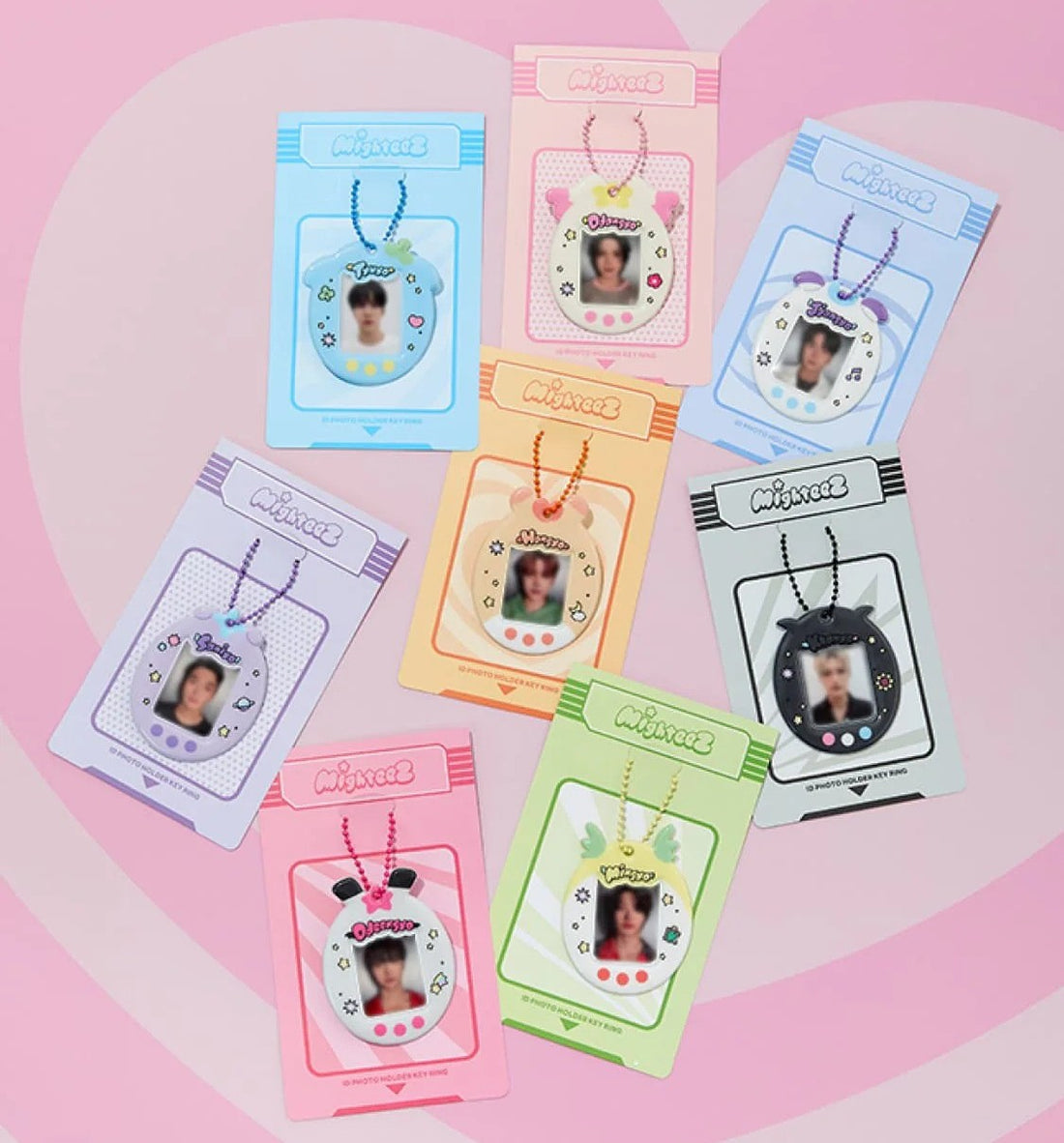 ATEEZ MIGHTEEZ ID PHOTO CARD HOLDER KEYRING