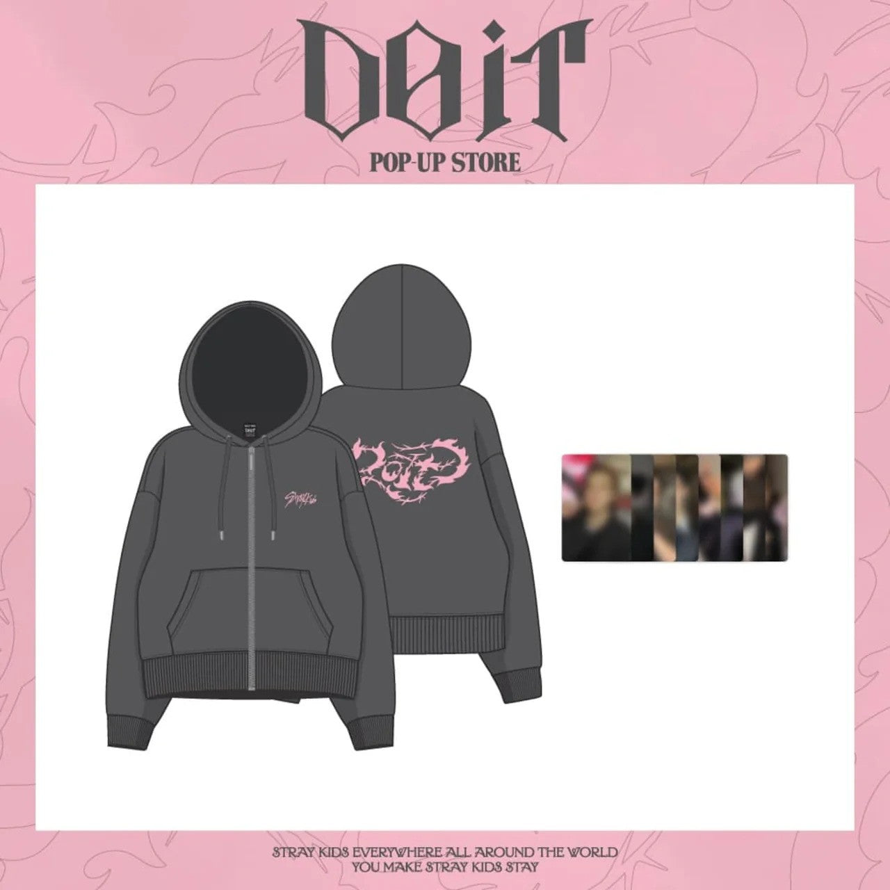 DO IT POP UP STORE OFFICIAL MD [ZIP UP HOODIE] – Aidol House