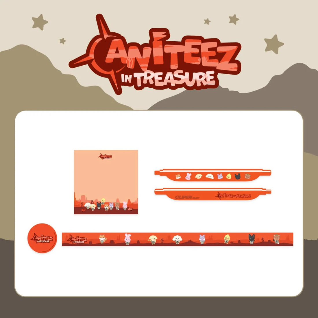 ANITEEZ IN TREASURE OFFICIAL MD [STATIONERY SET]