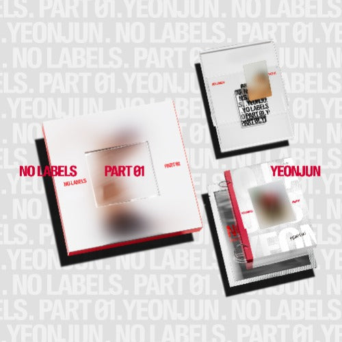 Product packaging with 'Yeonjun' branding on a gray background with text.