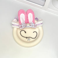 Plushie Accessories - Bunny Ear Headband + Necklace Set