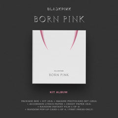 BLACKPINK Born Pink 2nd Album Kit Version with official collectible contents