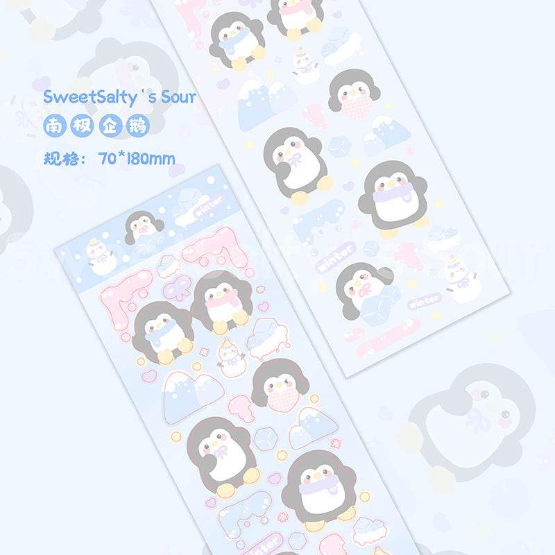 The Penguins Sticker Sheet