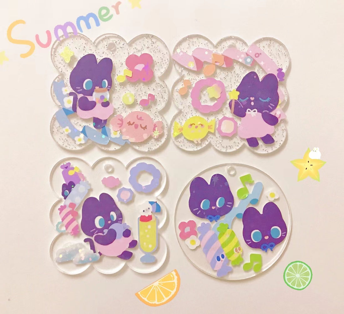 Candy and Bunny Sticker Sheet